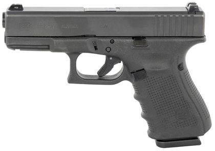Glock G19 Gen4 9mm Compact Semi-Auto Pistol - 15RD Black Finish