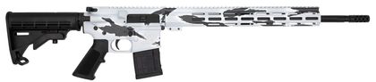 Great Lakes AR-15 Gen 1 .450 Bushmaster Snow Camo Semi-Auto Rifle
