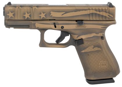 Glock G23 Gen5 MOS Coyote Flag .40 S&W Compact Optic Handgun