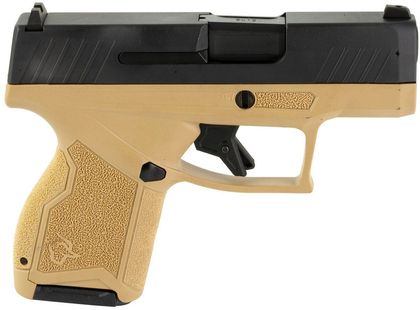 Taurus GX4 Gen 1 9mm Compact Pistol - FDE/Black, 3" Barrel, 11 Rounds
