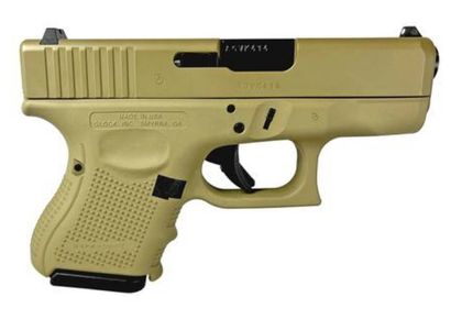 Glock 26 Gen 4 FDE Compact 9mm Handgun - 10-Round Safe Action