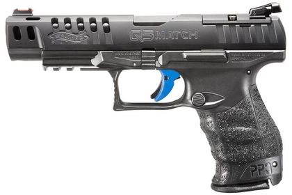 Walther PPQ M2 Q5 Match 9mm, 5” Barrel, Optic-Ready, 15+1, 3 Magazines